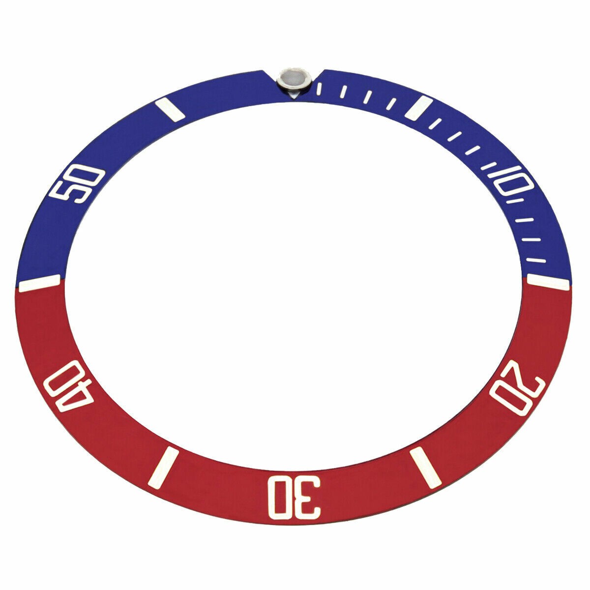 Submariner Bezel Insert For Rolex Old Model Submariner 1680, 5508, 5512 Blue/Red