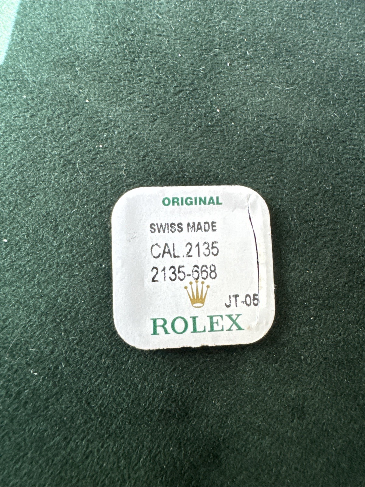Rolex Cal. 2130 2135 Corrector Mechanism Part 668 Open Bubble
