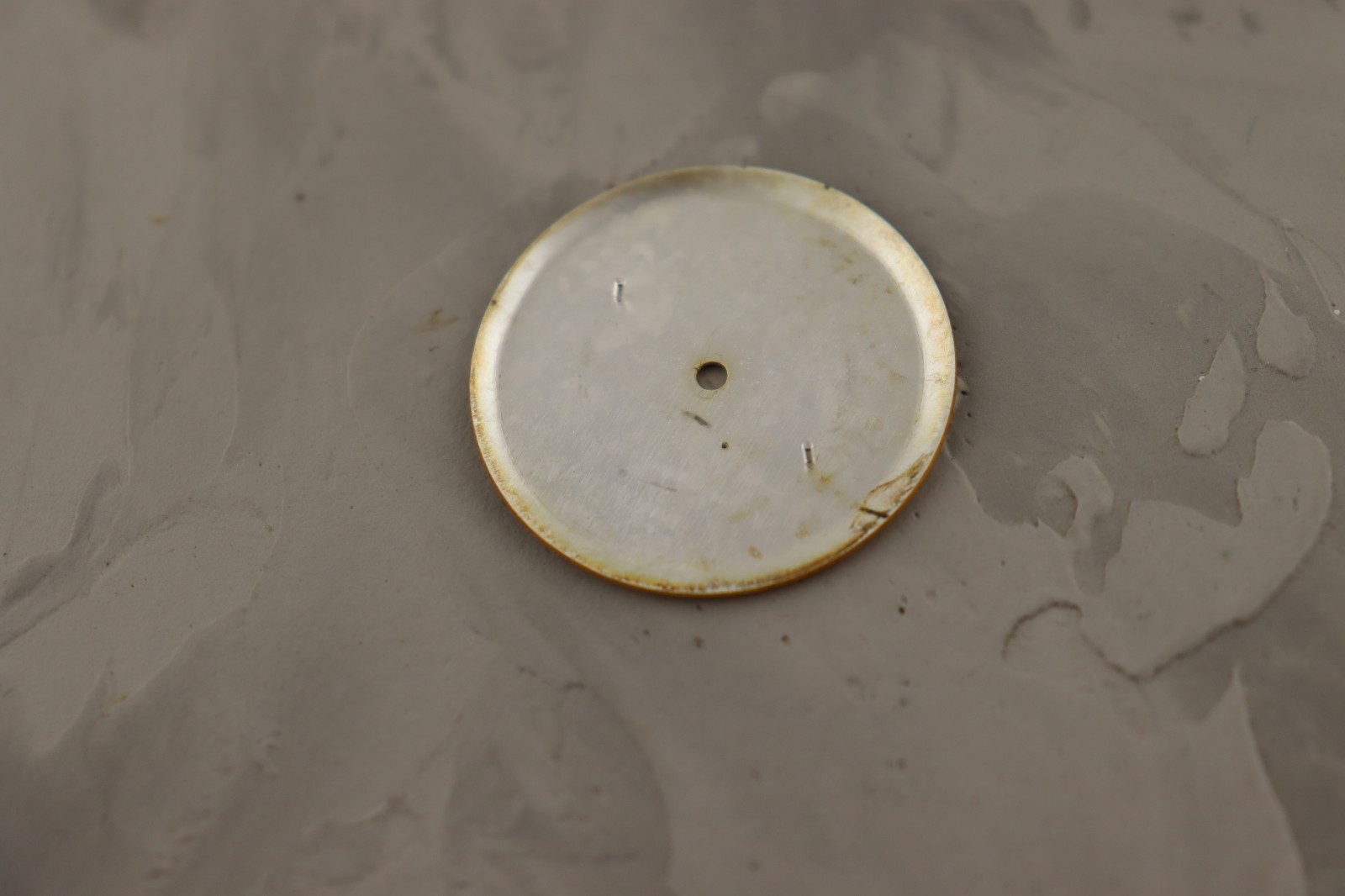 Dial for vintage Watch Poljot de Luxe, Luch. 23 jewels, wristwatches Soviet