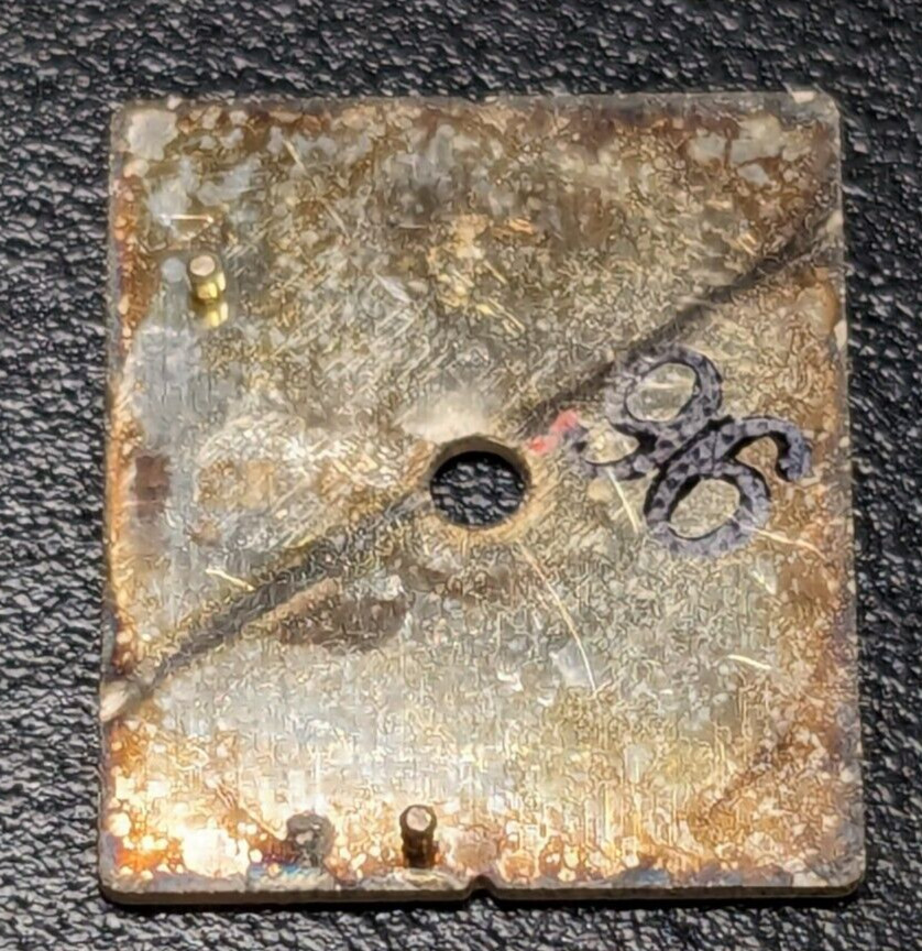 Vintage Lorus V810-5000 1300R Mickey Mouse Tank Watch Dial