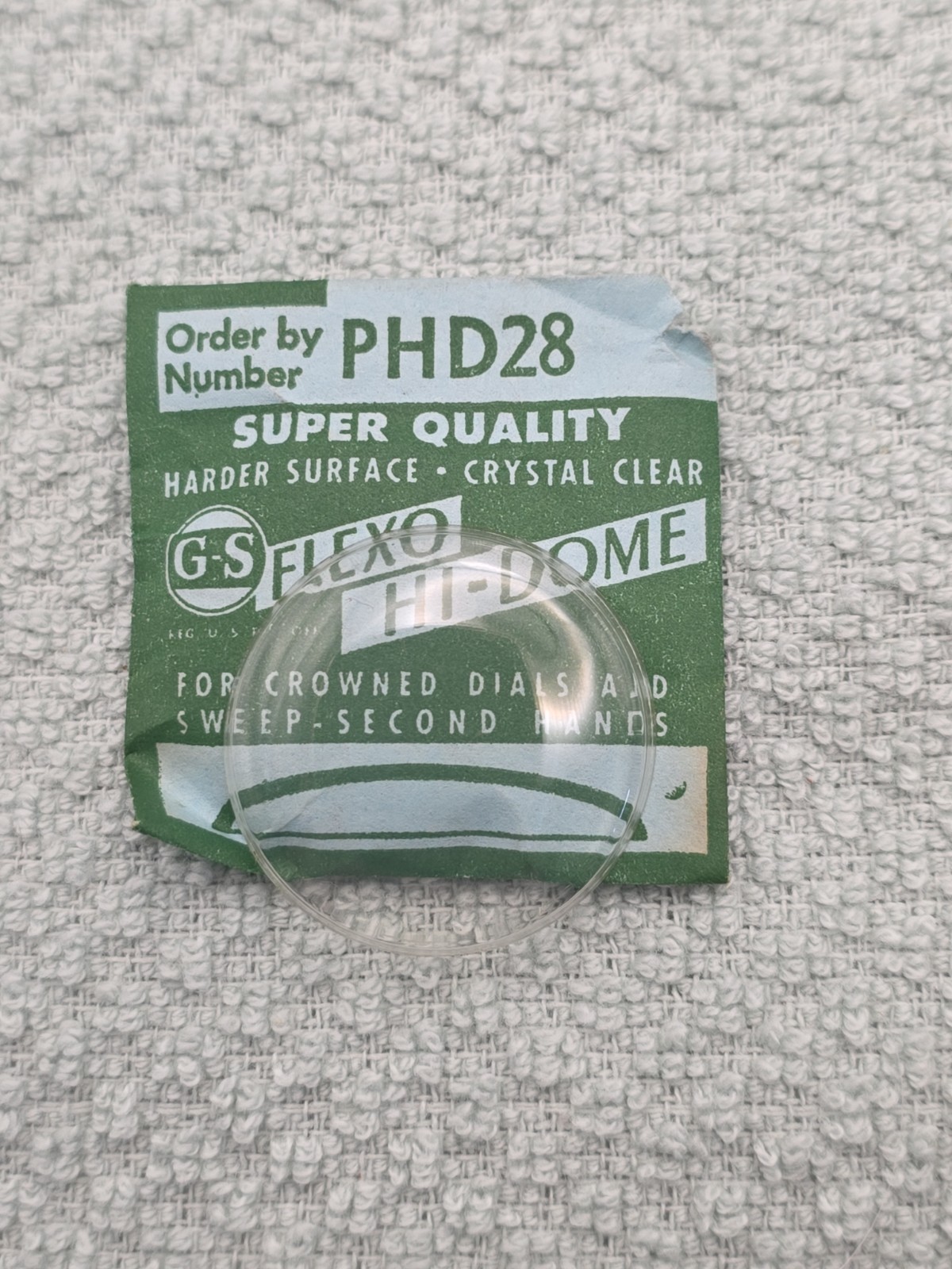 G-S Watch Crystal Flexo Hi-Dome PHD28 30.4MM