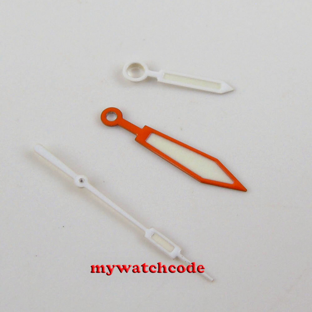PLOPROF SUPER LUME ORANGE watch hand fit miyota 8215 NH35 NH36 2824 2836