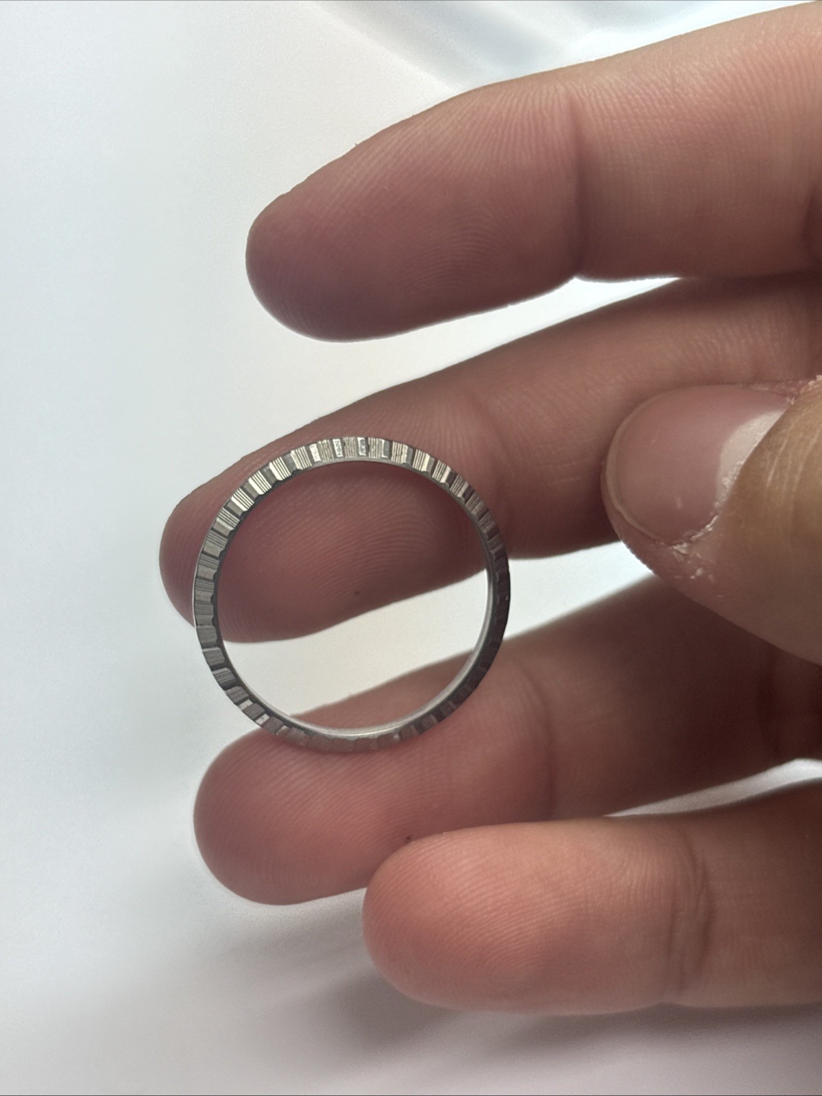 Rolex Bezel For A 28mm Watch as Is Stainless Steel Bezel