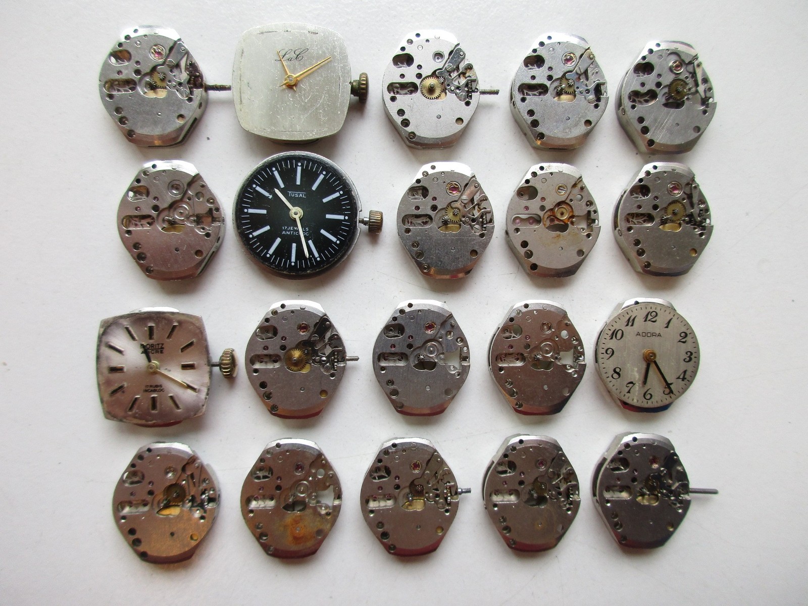 Lorsa cal. 8FA used France watch movements (20 pcs) – for parts