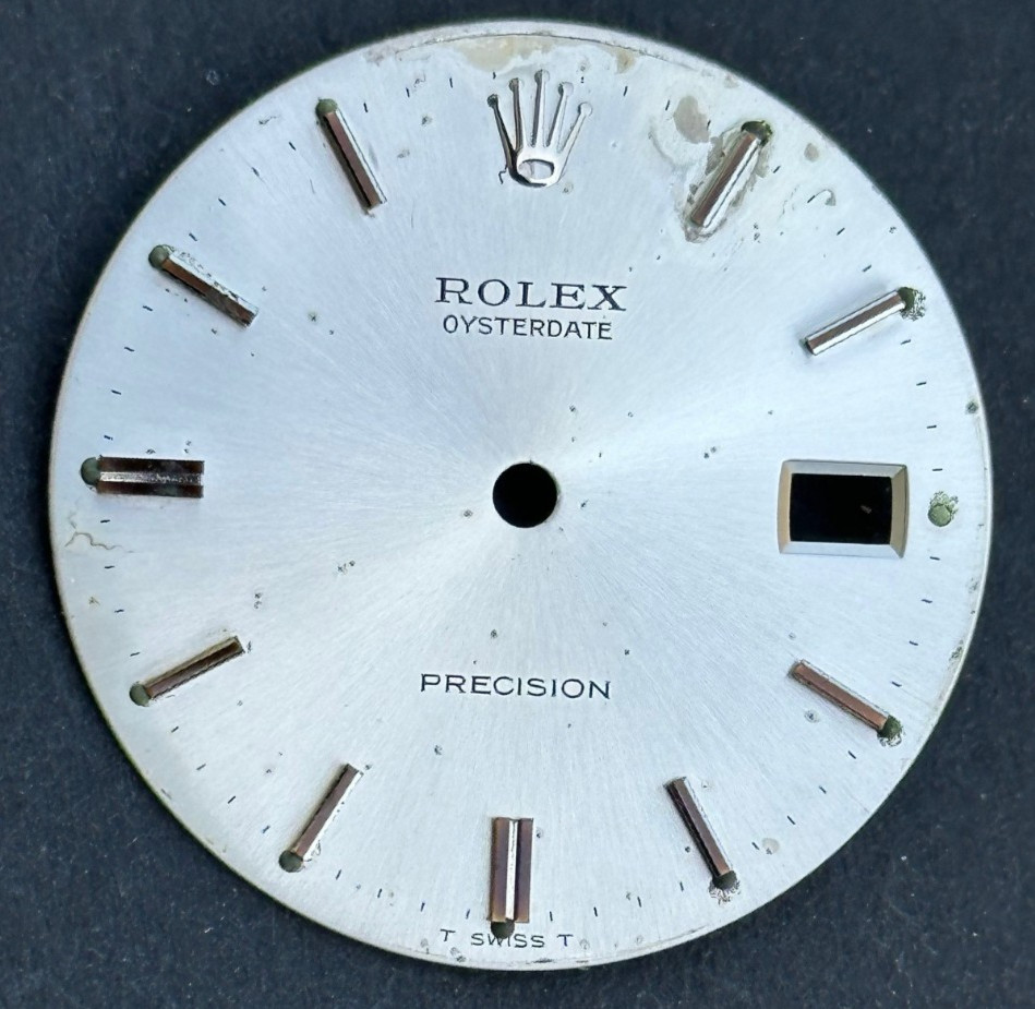 Vintage Rolex Oysterdate Precision Watch Dial For 6694
