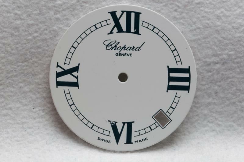 Chopard White Enamel Chopard Geneve Wristwatch Dial – 26.8mm S WC102718