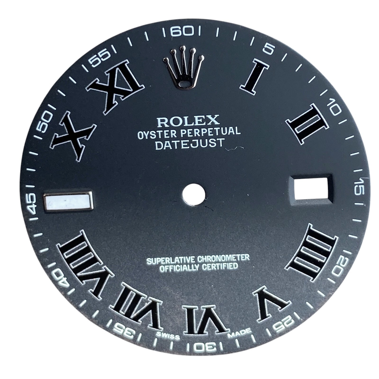 Rolex Datejust II Stainless Steel Black Roman Numeral Dial 41mm 116300 116334