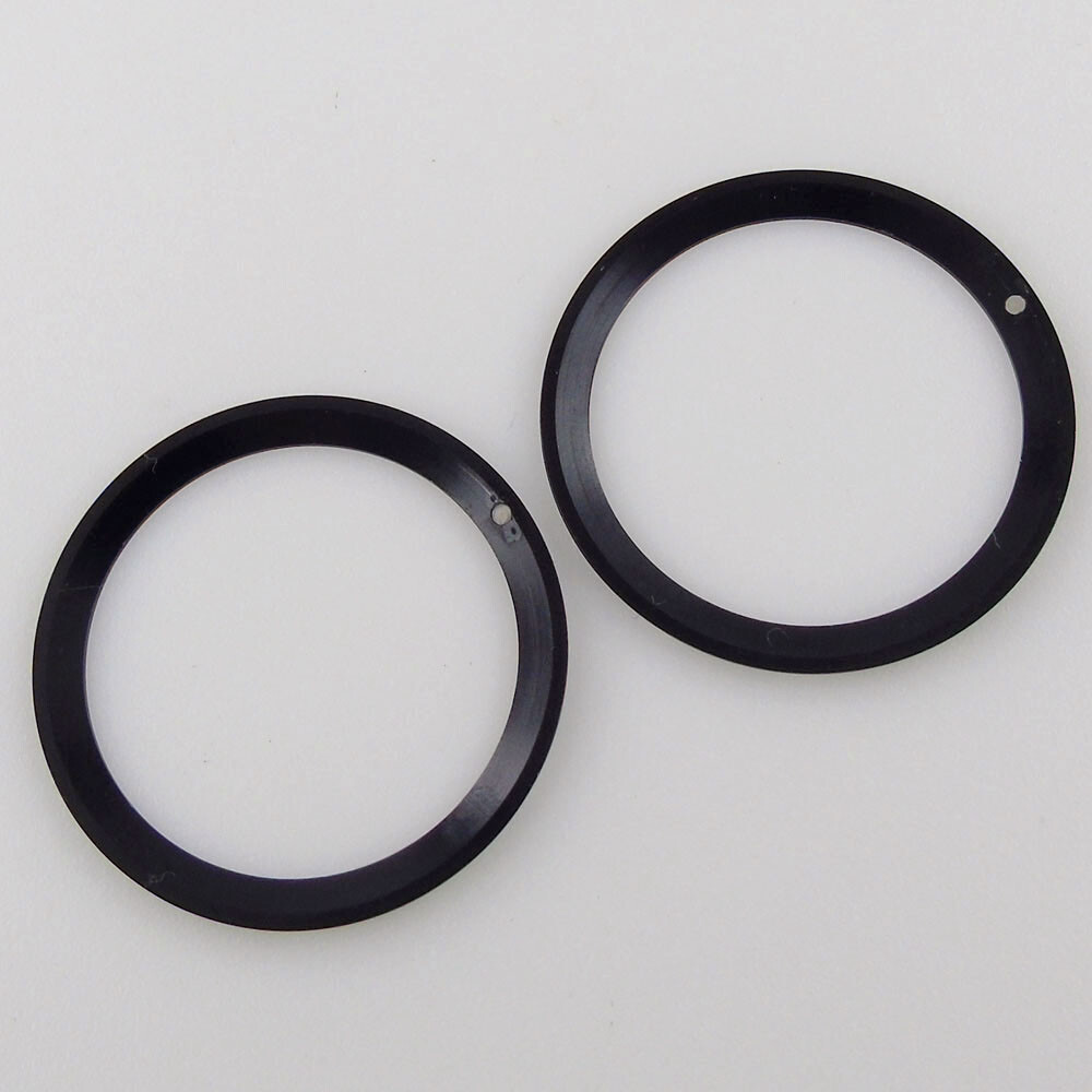 38mm*30.6mm Alloy Watch Bezel Insert Ring Black Spare Part Fit for 40mm SUB Case