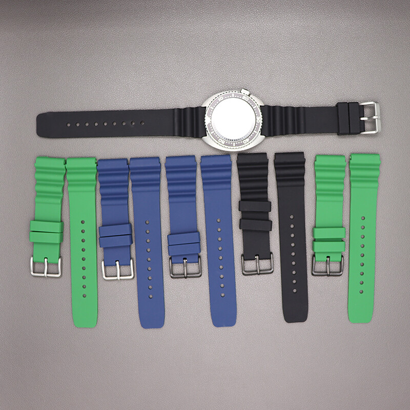 22mm Seiko Series Rubber strap SKX 009 Skx007 For Seiko 5 turtle high-quality