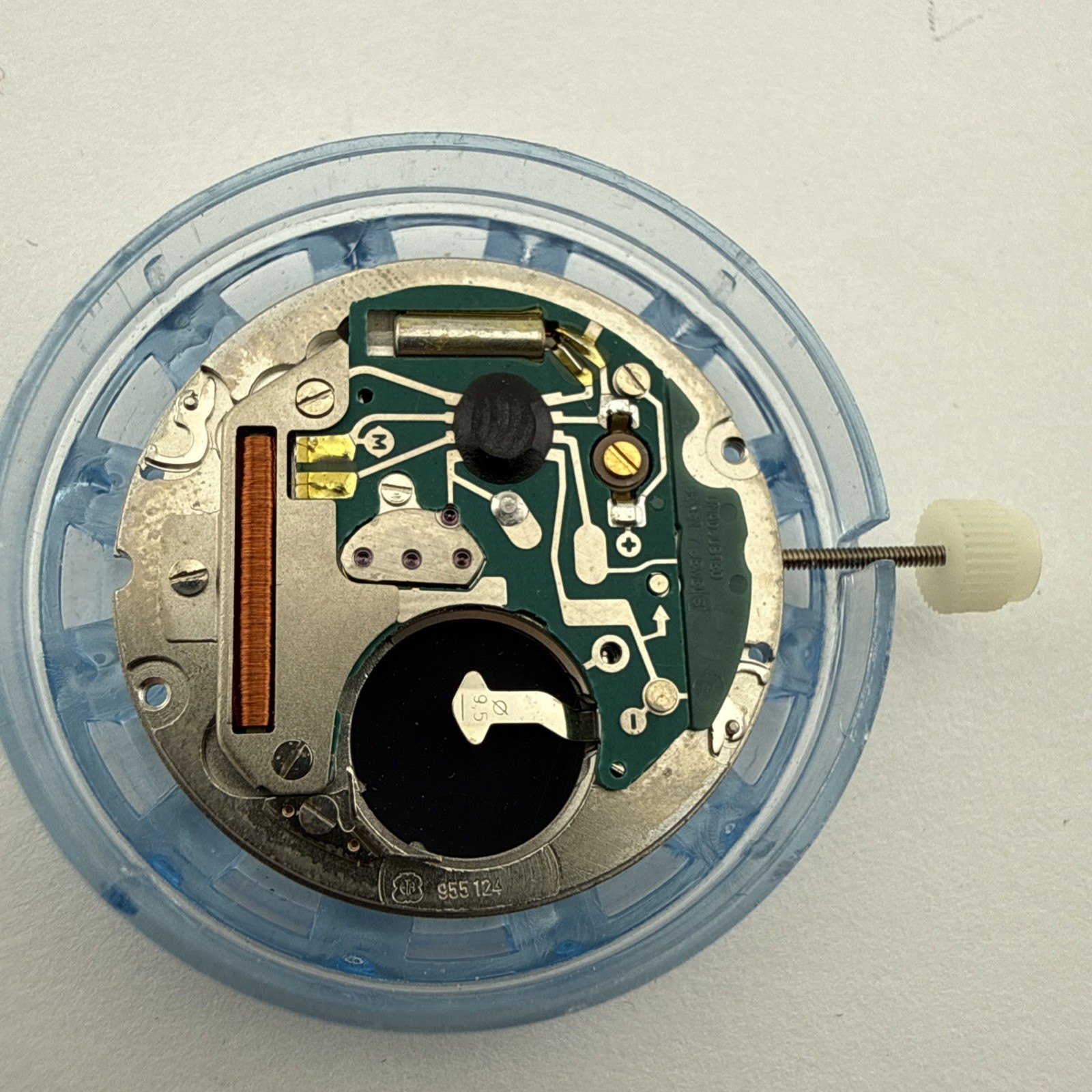 Genuine ETA 955.424 Day Date Watch Movement Swiss Date At 3 – NOS