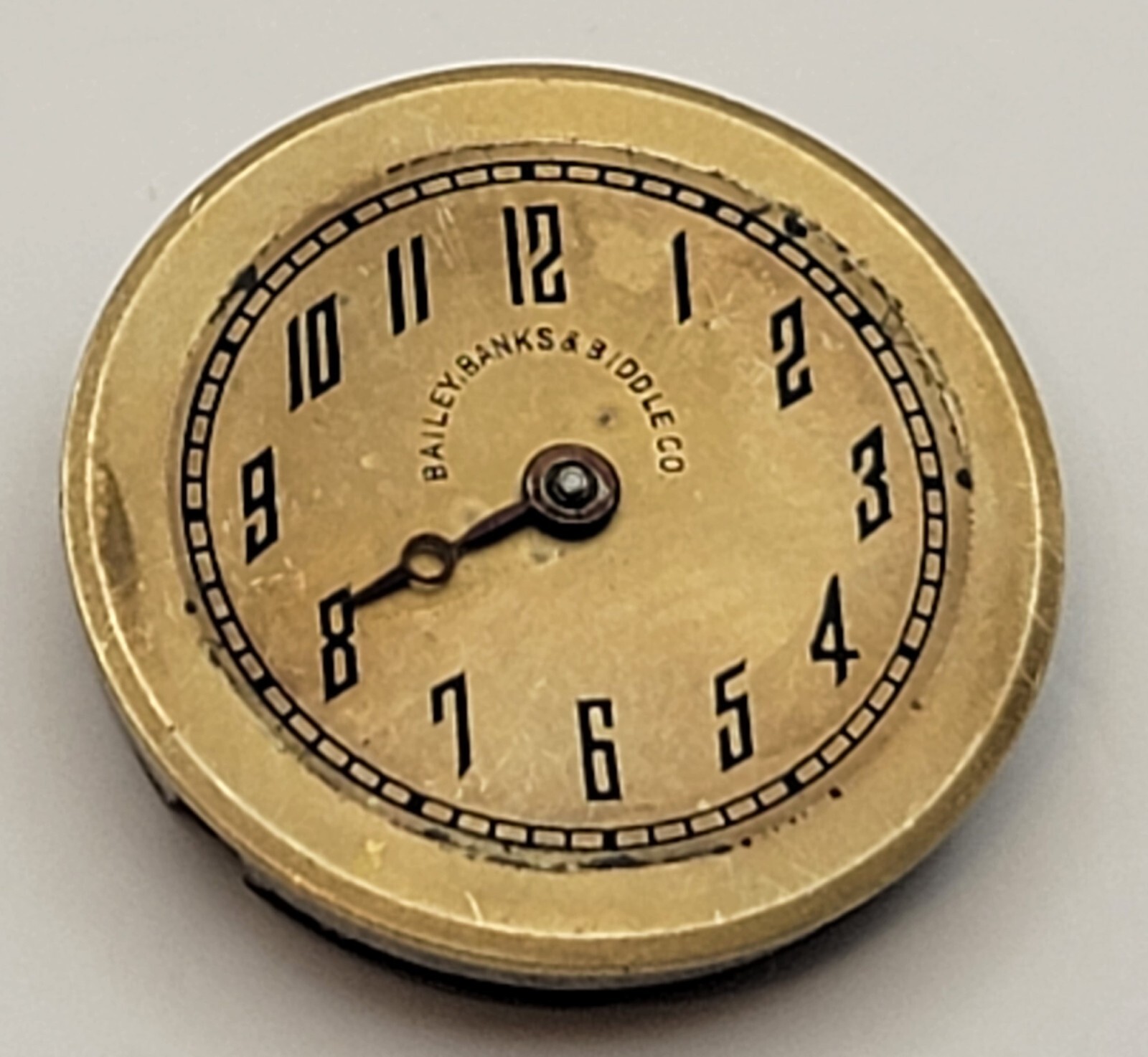 Antique Bailey,Banks & Biddle Huguenin 15j 3 Adj 22mm watch movement repair part