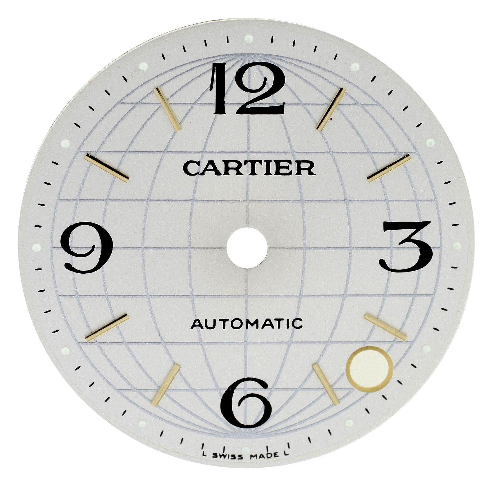 Cartier Pasha C 26 mm Silver Meridian Dial for 35 mm Automatic Unisex Watch