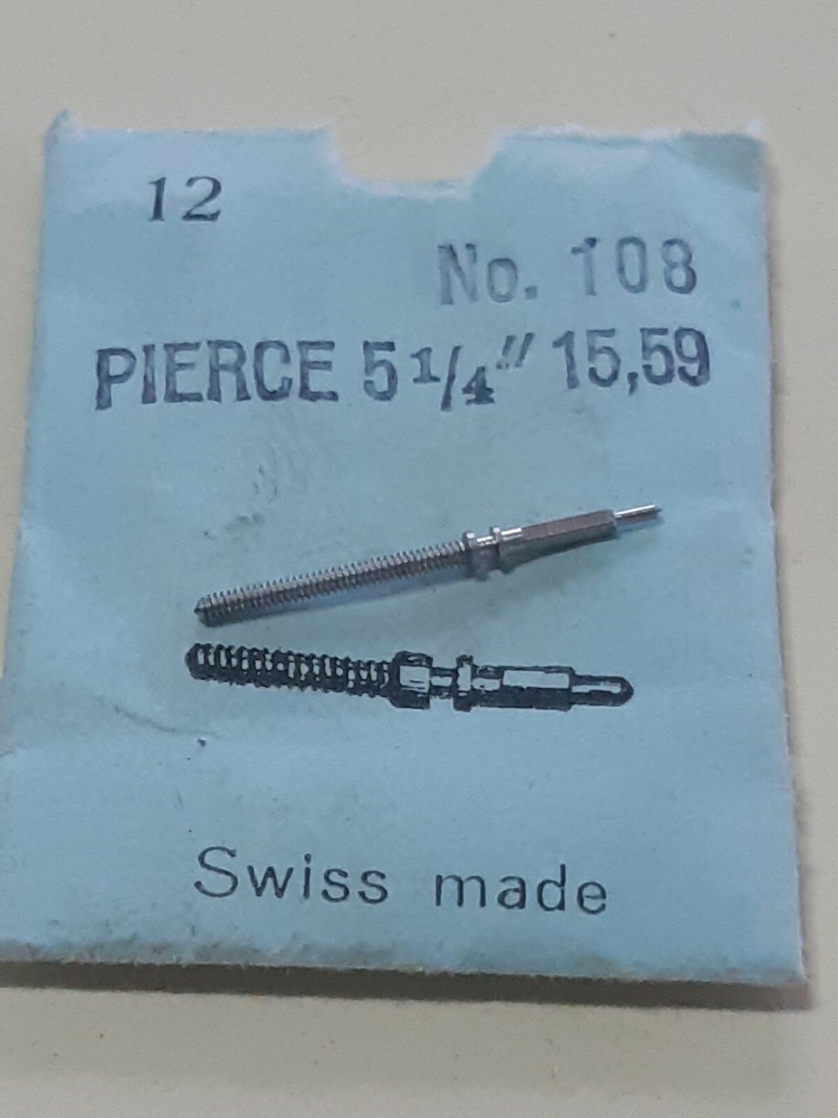 Pierce 15 59 Winding Stem X 1 Swiss Made Old New Stock Free Post