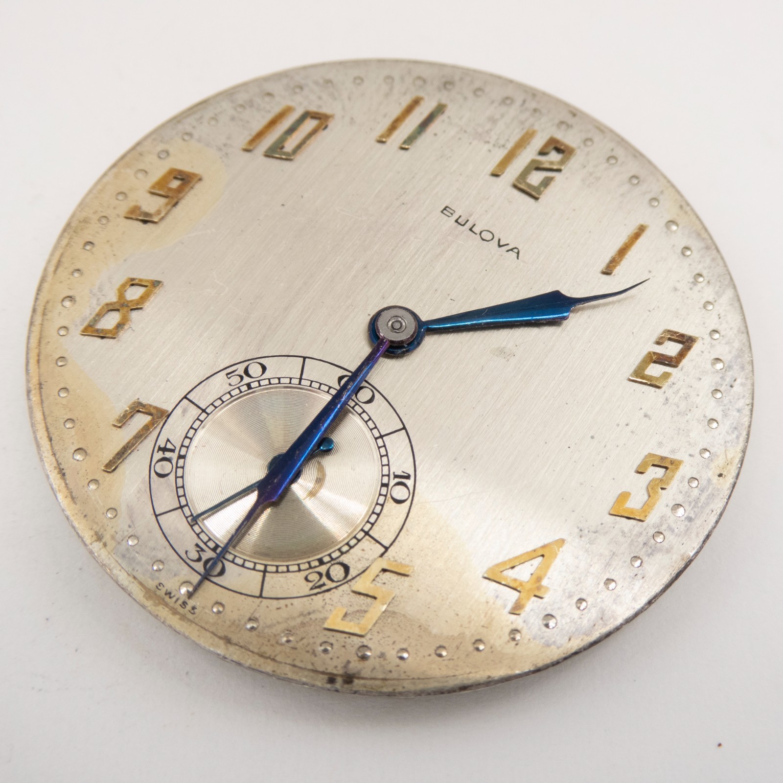 Bulova Phantom 1264 21-Jewel Antique Pocket Watch Movement