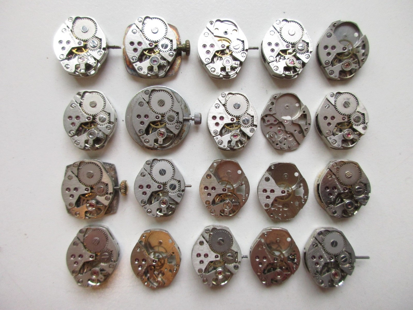 Lorsa cal. 8FA used France watch movements (20 pcs) – for parts