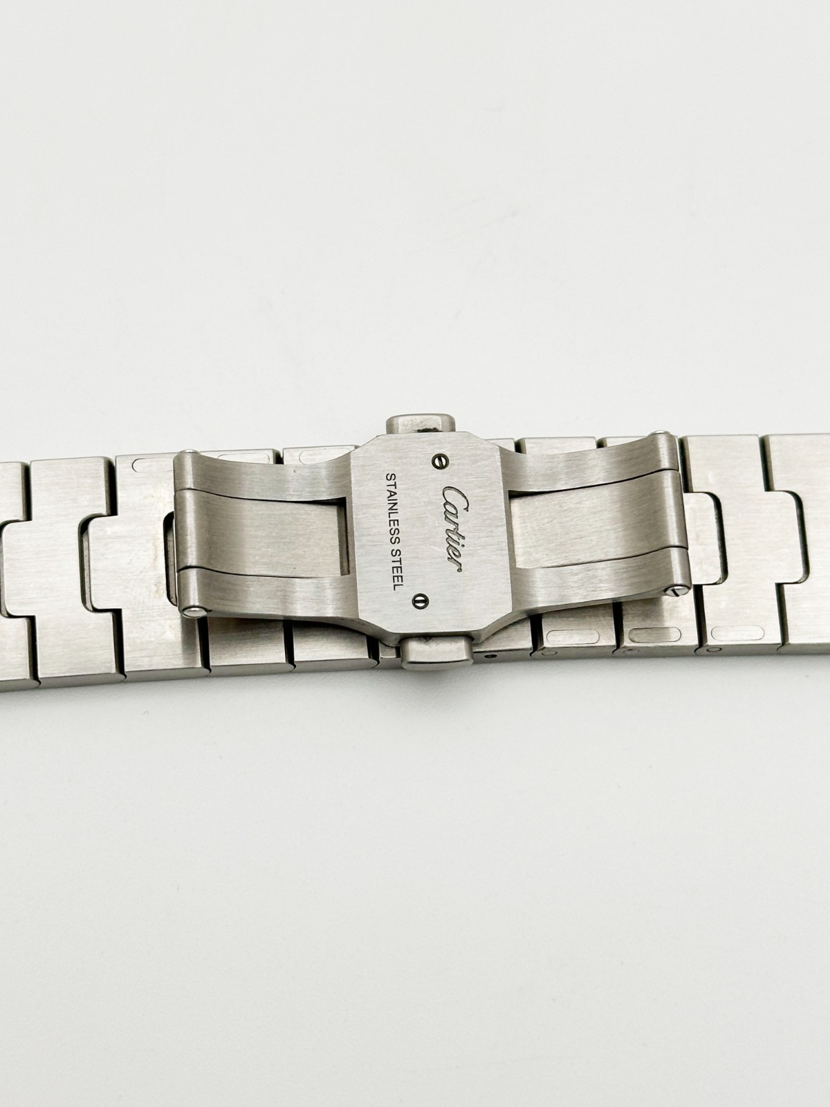 CARTIER ORIGINAL FACTORY Stainless Steel Band for Santos