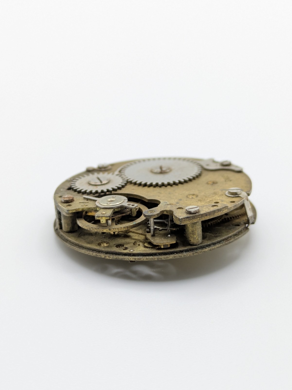Brac 37 Manual Wind Pocket Watch Movement Swiss No Dial 31mm Parts Repair