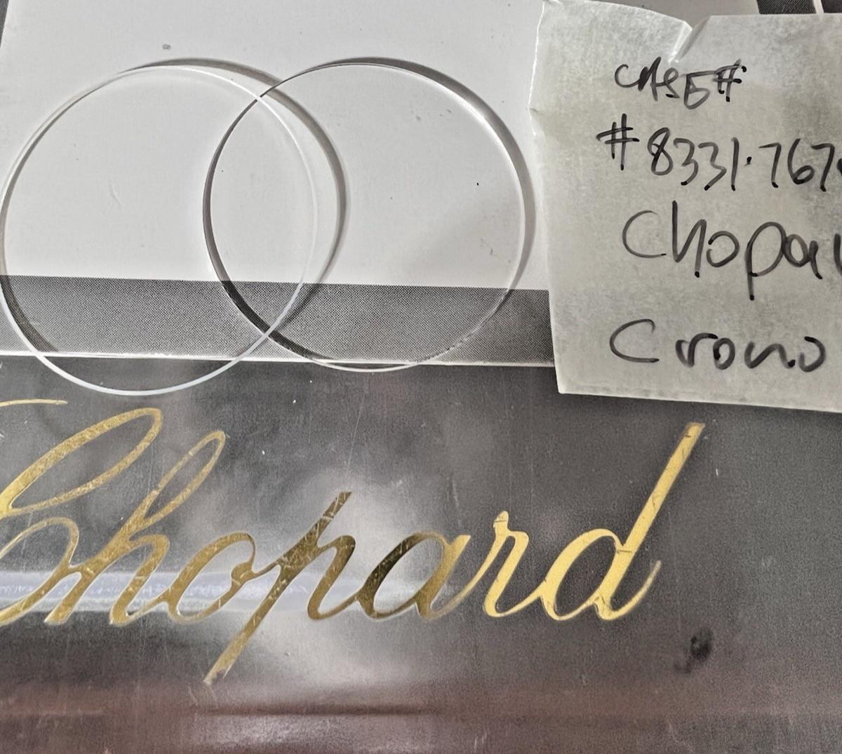 Chopard NEW SAPPHIRE CRYSTAL CHRONOGRAPH REF 8331-76706 Authentic Swiss Made