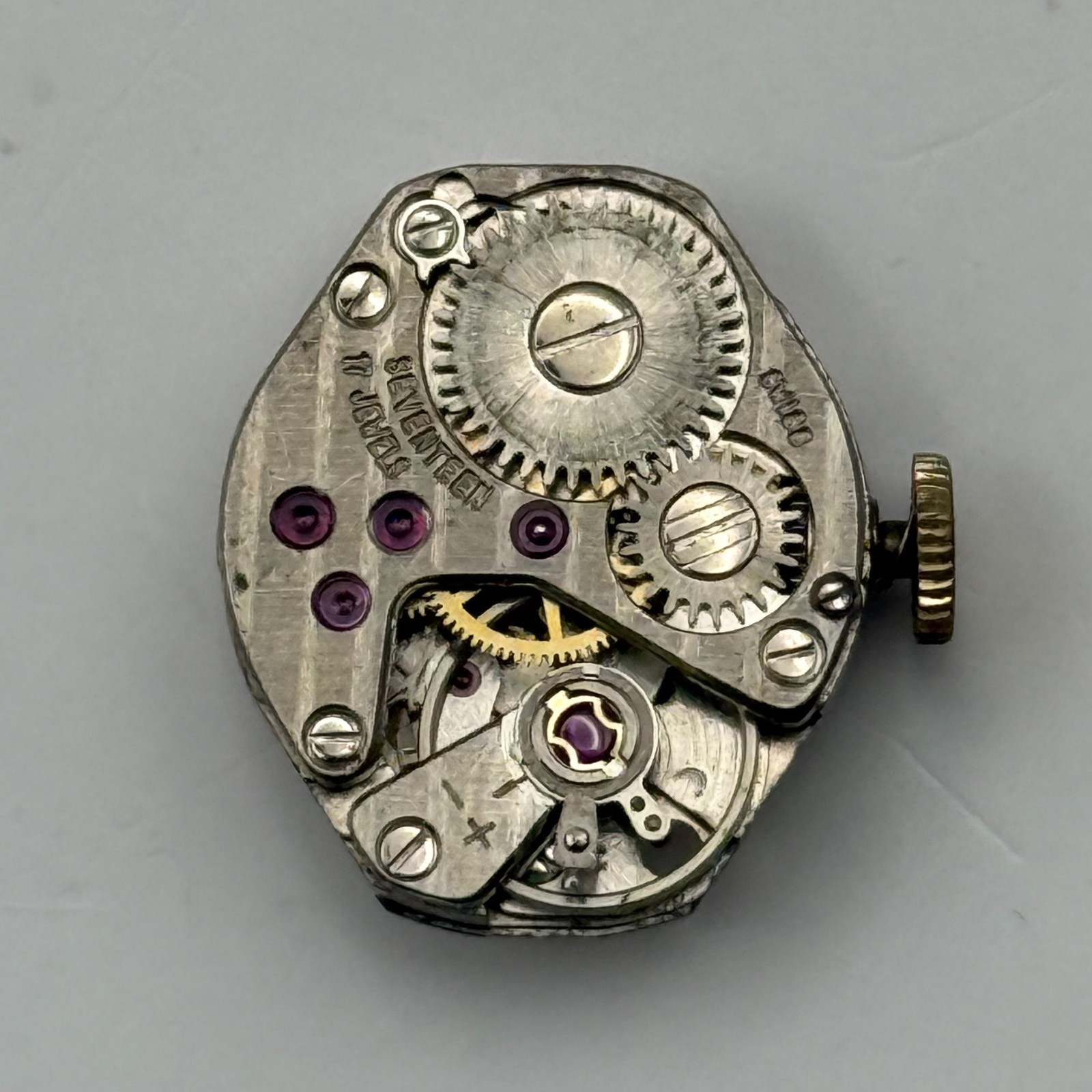 Standard ST 69 Watch Movement Rotary Swiss 17 Jewels Manual Wind Parts 15.2mm