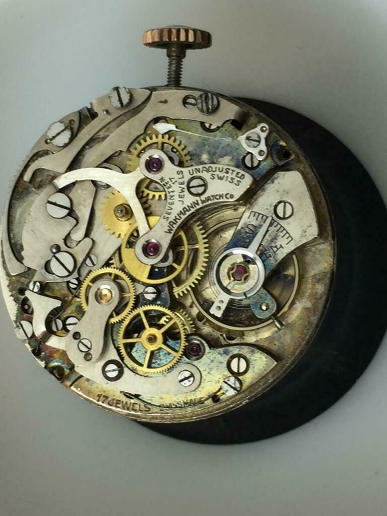 Original Vintage Landeron Wakmann Movement