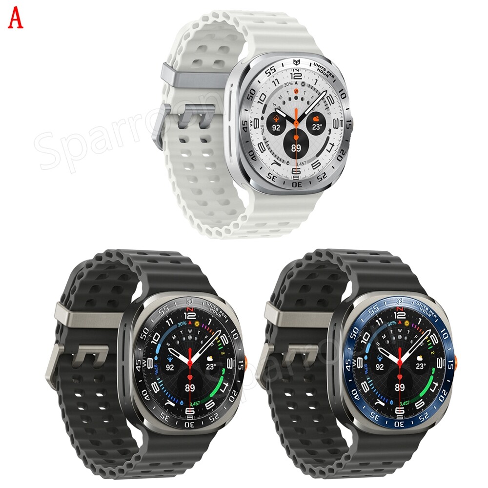 For Samsung Galaxy Watch Ultra 47mm Metal Bezel Ring Frame Case Protector Cover