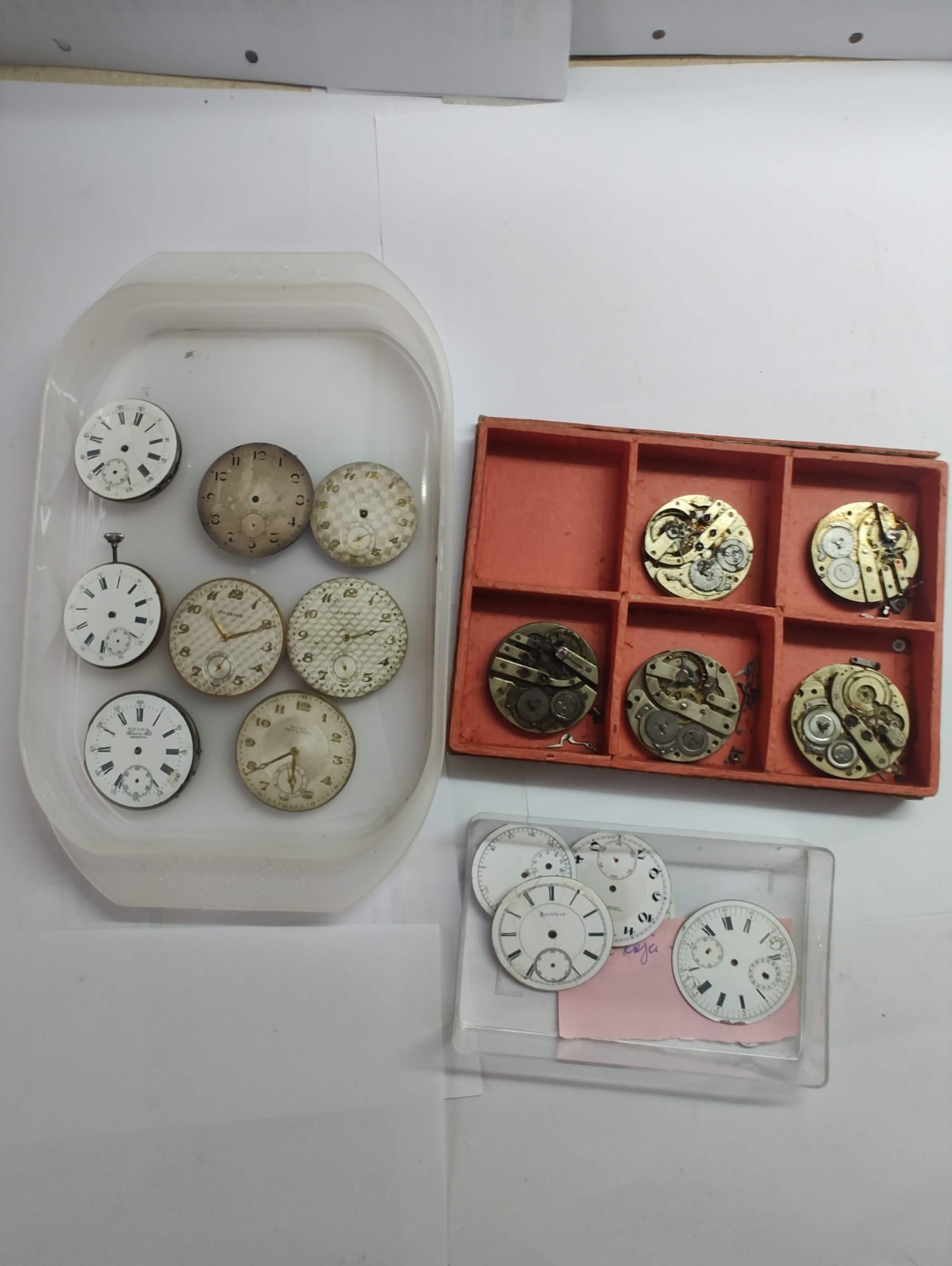 Vintage Lot of Antique Swiss Pocket Watch Movements & Dials – Wilka, cronometre
