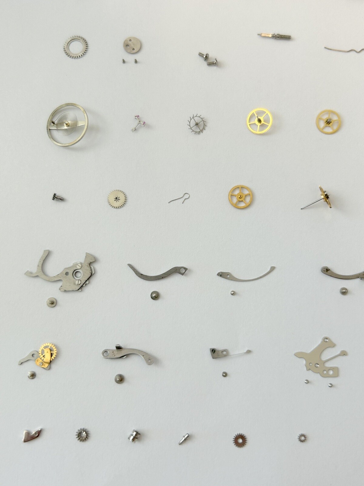 Venus Cal 188 Movement Part Balance Wheel Spring Barrel Bridge Wakmann Breitling
