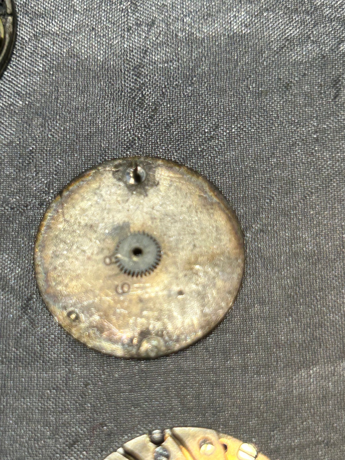 9) VINTAGE WATCH PARTS -BULOVA-HAAS-ETNA-REVERE-WALTHAM-GRUEN FACE ONLY