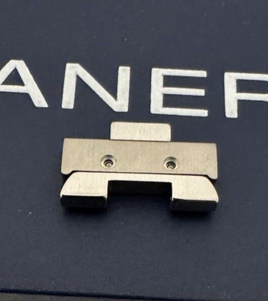 Panerai Watch Bracelet Link 20mm TITANIUM S/S Authentic OEM Swiss Complete MINT