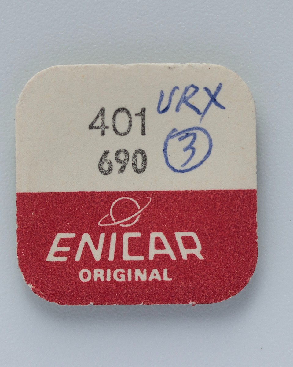 Enicar 690 Watch Parts Winding Stem 401 Unopened Swiss Vintage