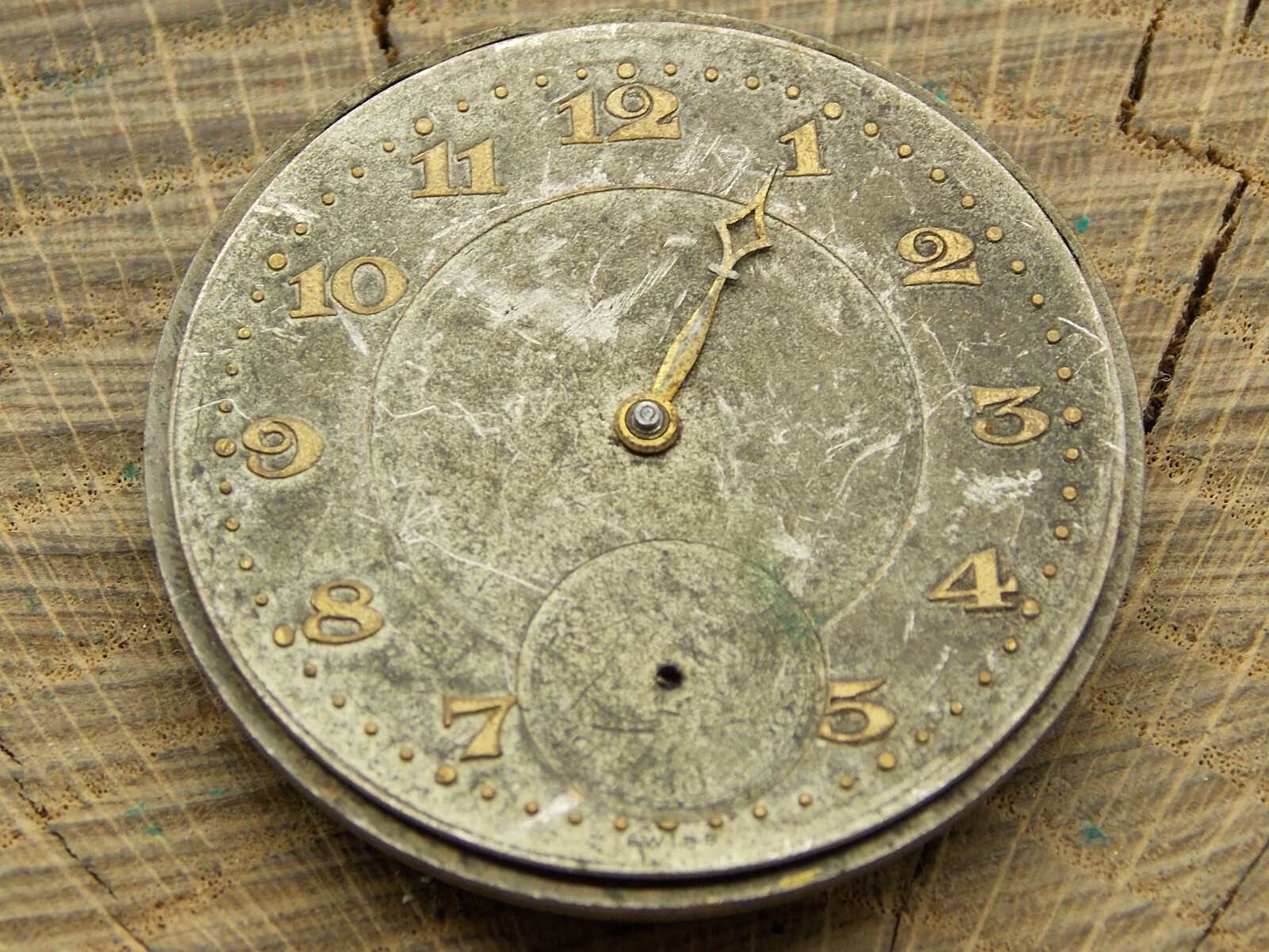 Antique Pocket Watch Movement Barclay Juillard Watch Co 7j 2 Adjustmnts Openface