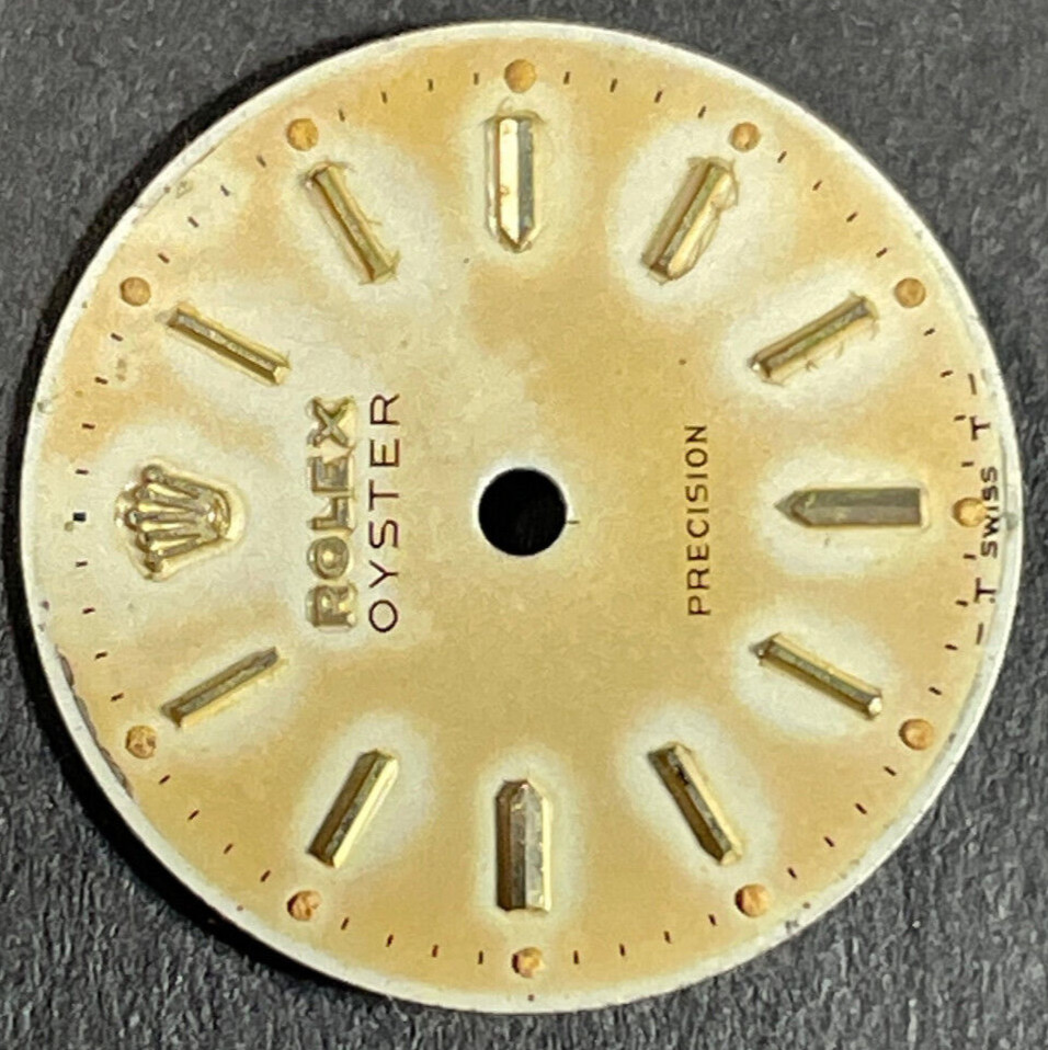 Vintage Rolex Oyster Precision Ladies Watch Dial For 6410 No Date