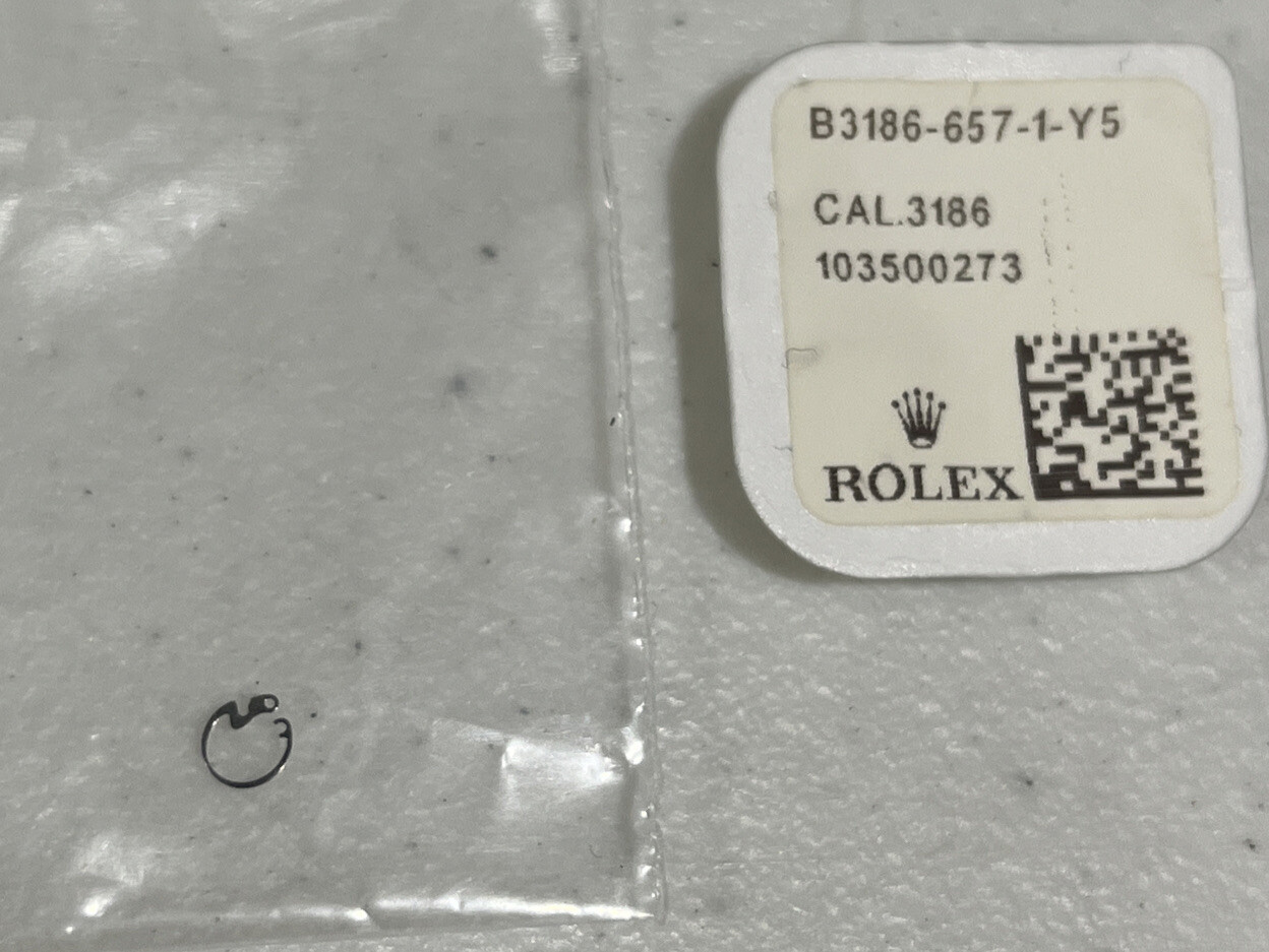 Rolex Calibre 3186 Jumping Hour Click 3186-657-1 New One Piece