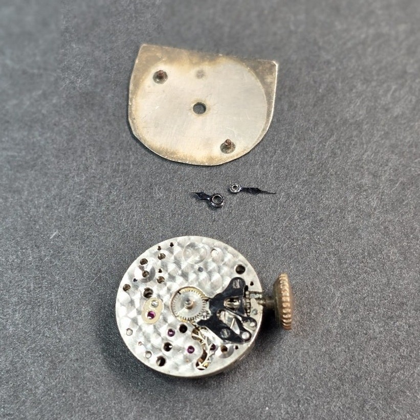 Paul Ditisheim Cal. 1854 17j Movement w/Dial Parts or Repair W19