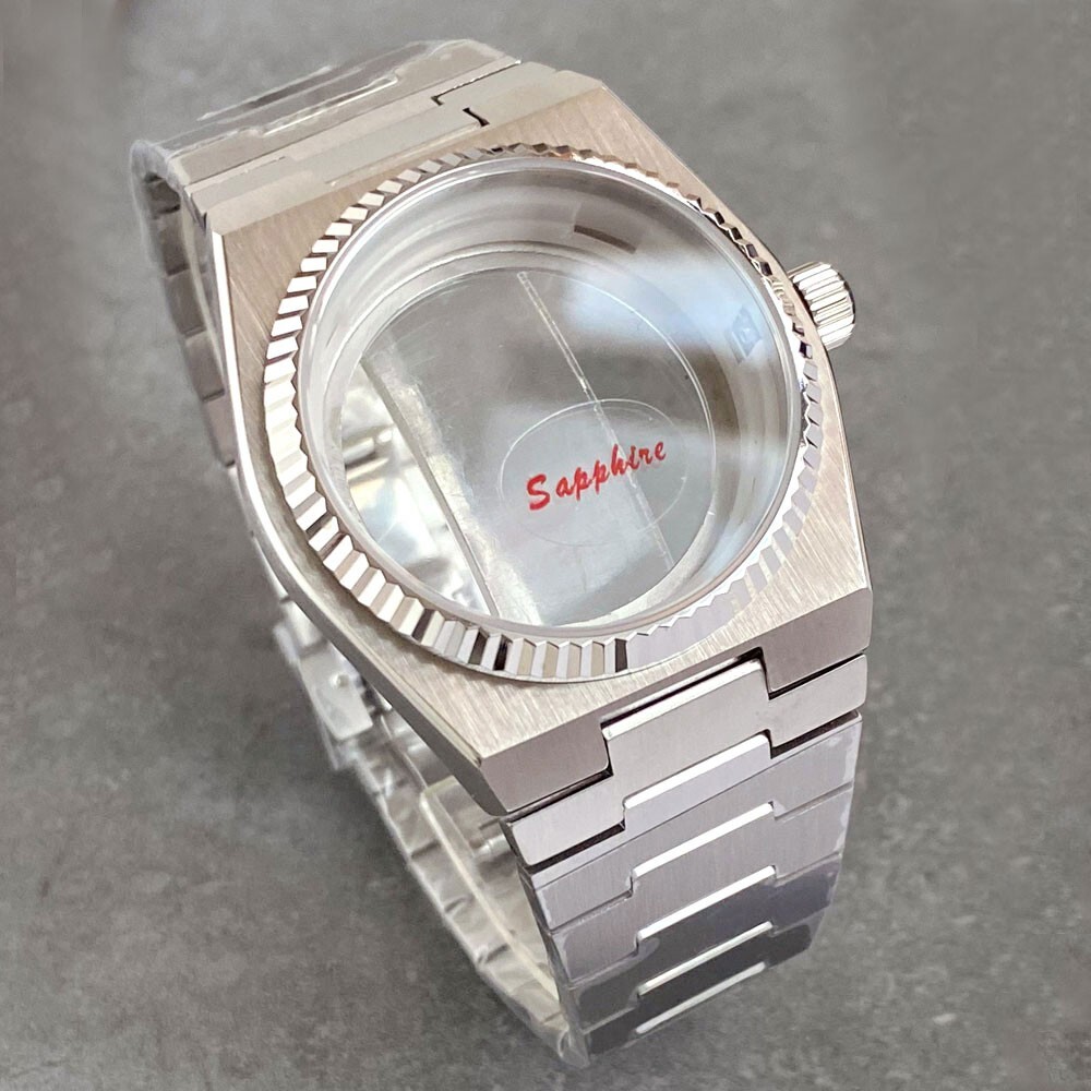 PRX 40mm Watch Case Texture Dial Set 10ATM Sapphire For Super Player NH35 NH36