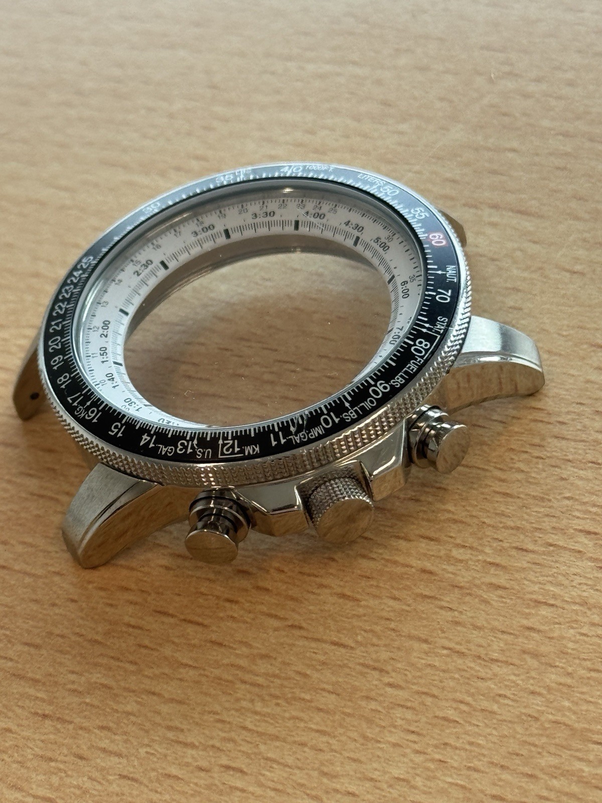 Seiko SSC013 Flightmaster Watch Case – Chronograph – New Old Stock