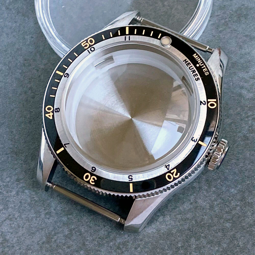 40mm 20ATM Diving Watch Case Fit NH35 NH36 ETA2824 PT5000 Domed Sapphire Ceramic