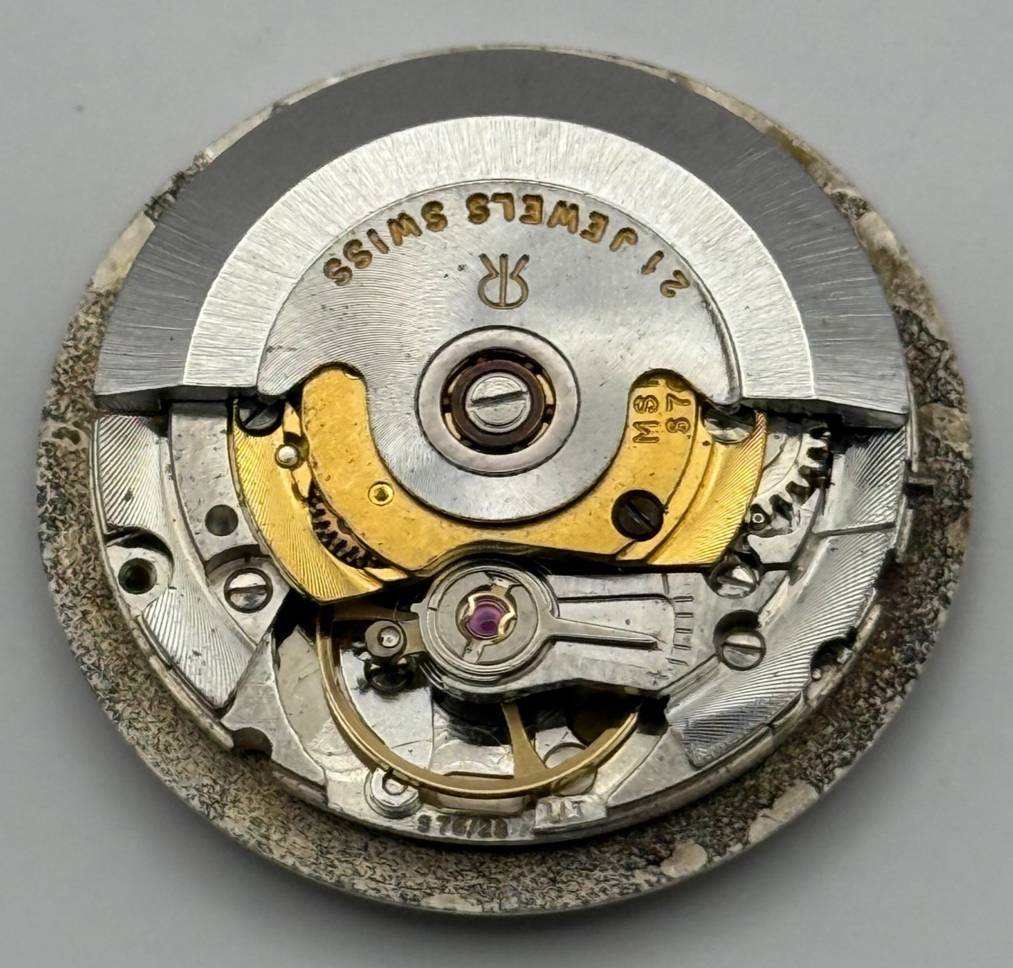 MSR S76-28 Watch Movement Garrard Automatic Vintage Swiss Parts Repair 25.9mm