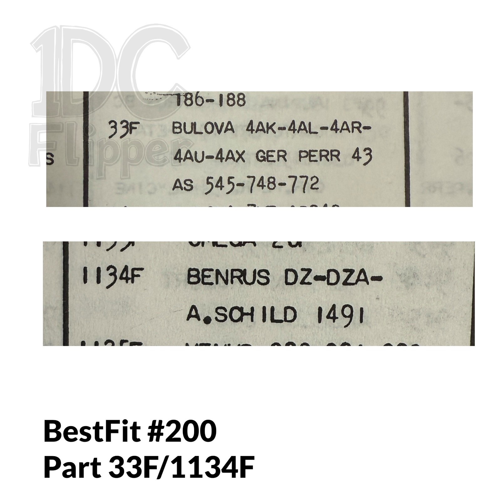 AS 1017 401/283 WINDING STEM BestFit 200/33F, 0.90, 10.4mm Fits Multiple, Read!