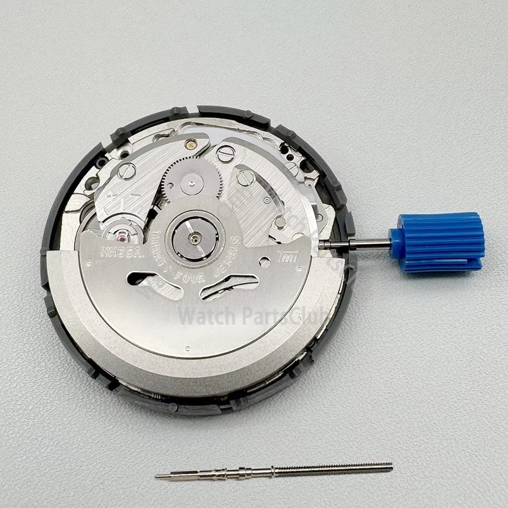 NH35 Movement 6 O’clock Datewheel Position NH35A 4R35B White 6H Disc 24 Jewels