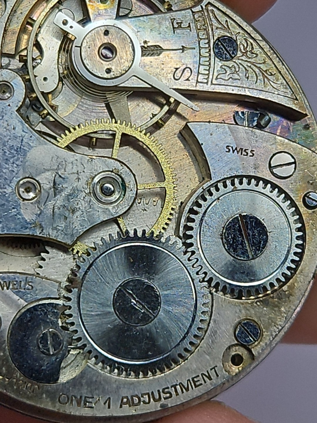 Barclay Juillard Pocket Watch Movement 6j 41.5mm Parts/Repair