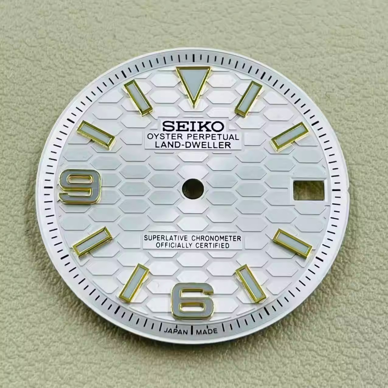 28.5mm 31mm Watch Dial Blue Green Luminous For NH35 NH36 Movement Watch Parts