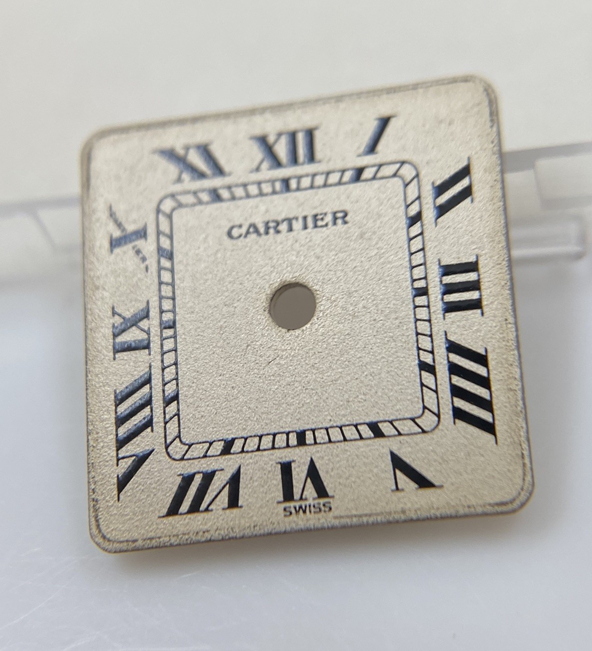 Original Cartier Santos Galbée WC20012C4 Ivory Roman Ladies Cal 157Dial VA100012