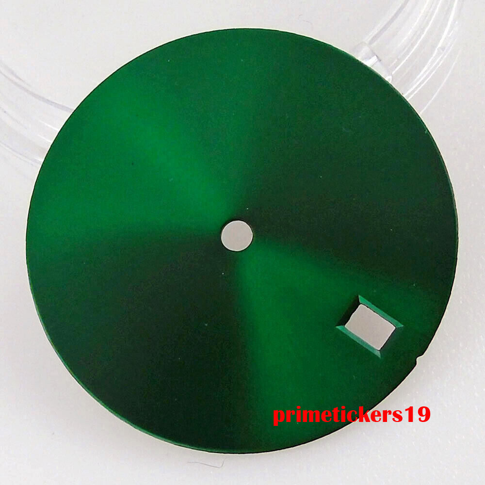28.5mm Sterile Watch Dial Face Sunburst Date Window Hands Set Fit NH35 Movement