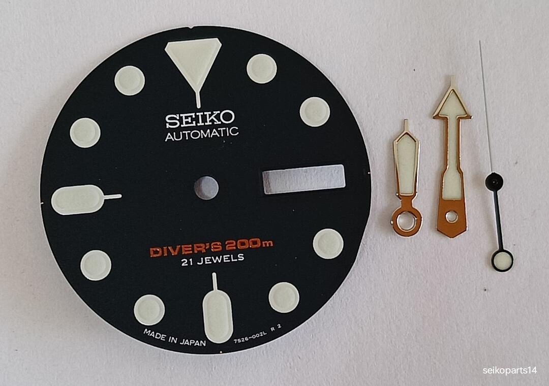 GENUINE SEIKO PEPSI MADE IN JAPAN BLUE DIAL SET HANDS SEIKO SKX009J 7S26-0020