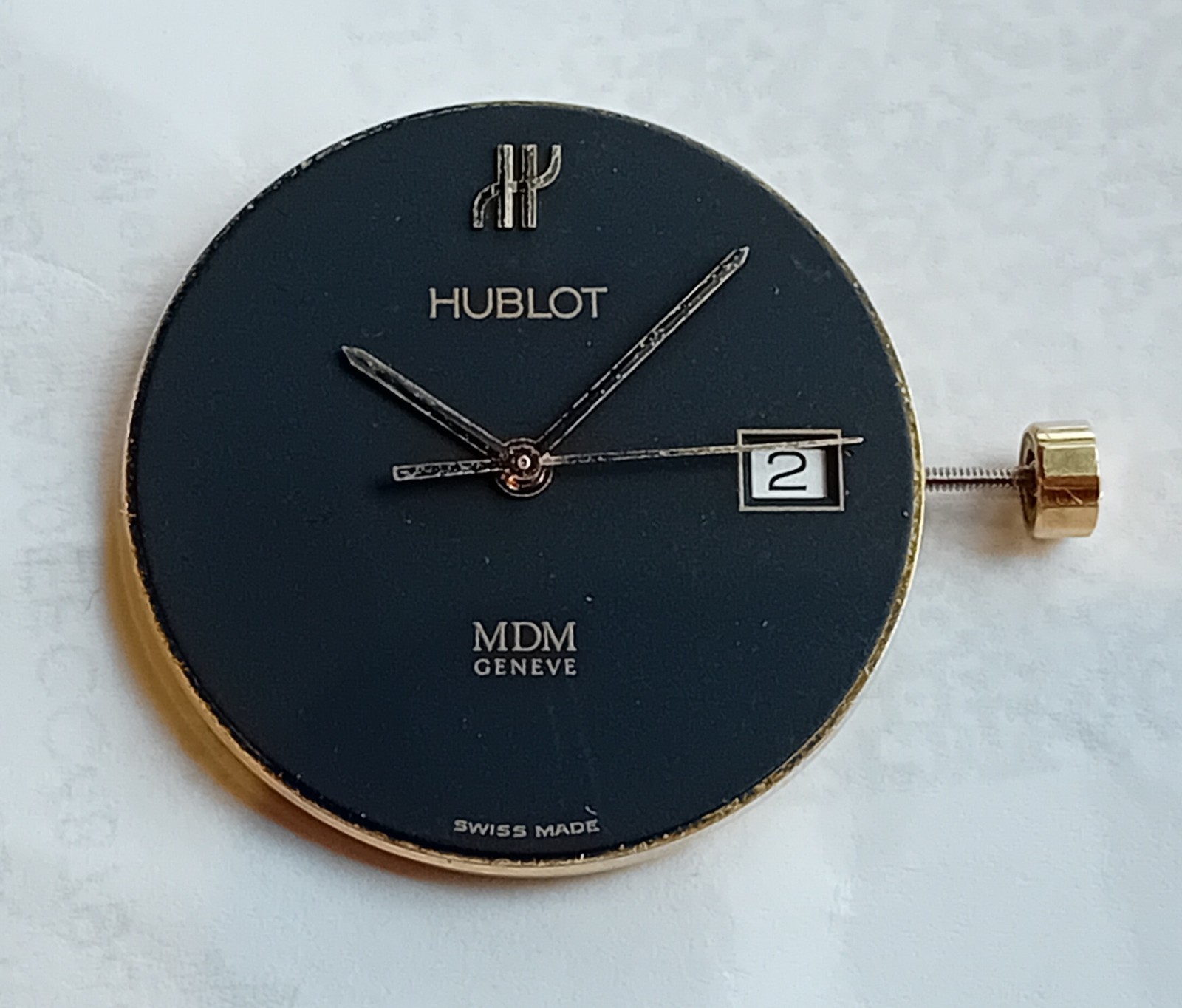 Hublot MDM Geneve Dial & Movement QUARTZ Eta 955.412 MENS 27mm