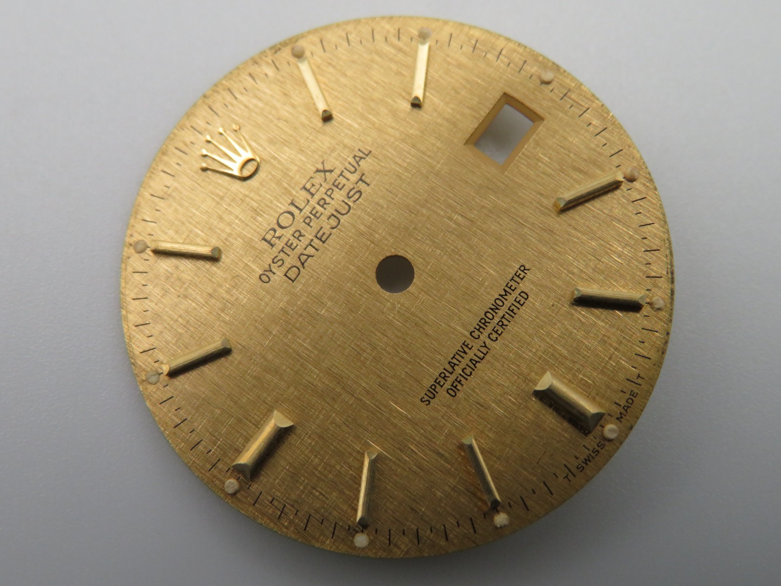 Genuine Rolex Datejust 36mm Linen Dial for 16013, 16203, 16233 Cal. 3035 & 3135