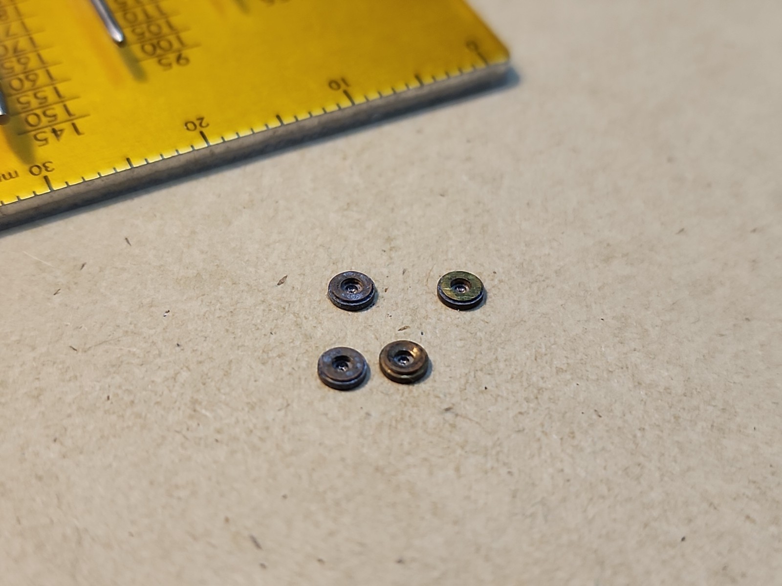 Lot Of 4 Rockford 18s Pocket Watch 2.71mm Diameter Hole Jewels Parts Spares