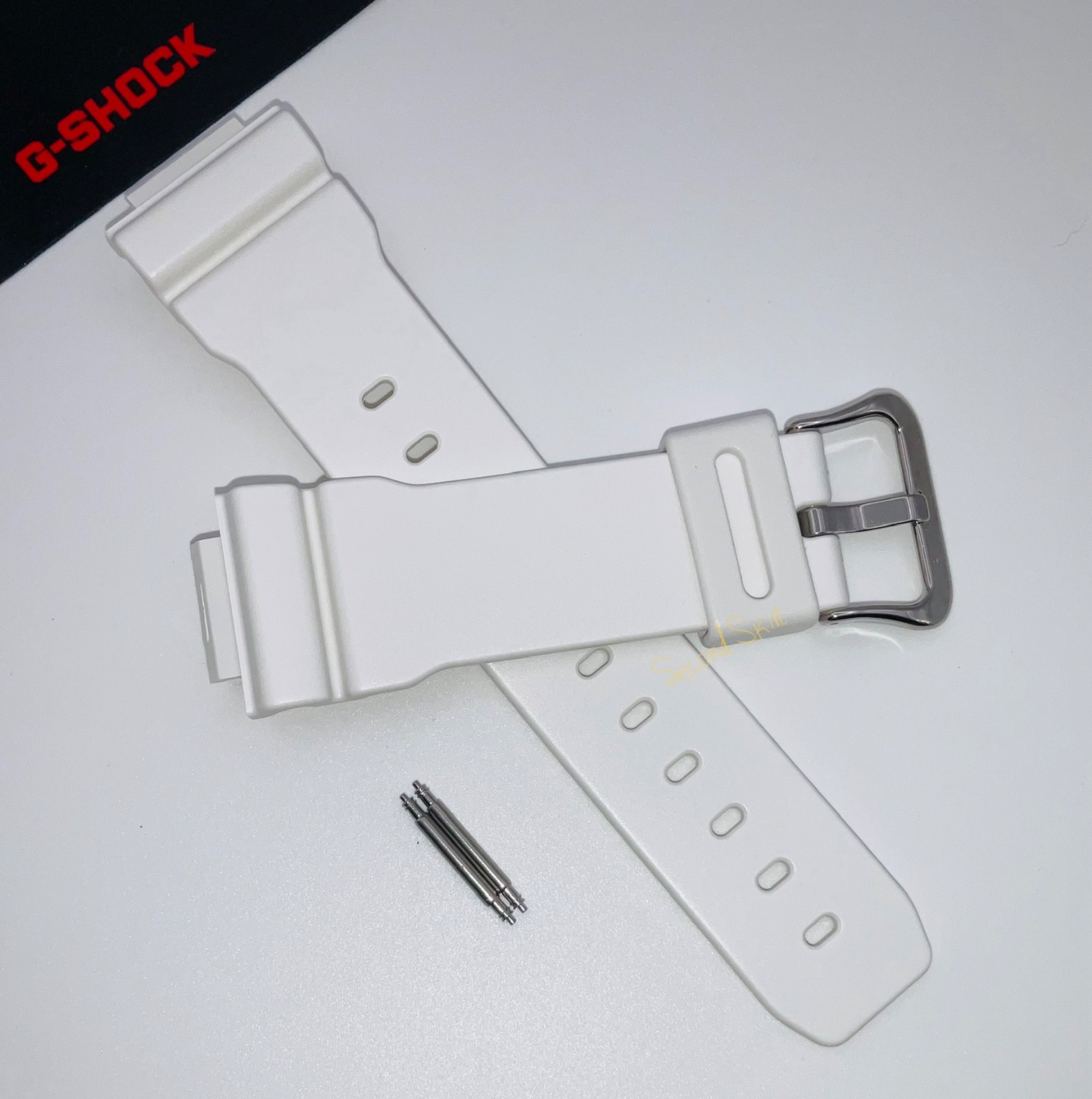 Genuine Casio White Watch Band DW-5600FS-7 DW-5600WB-7 DW-6900MR-7 G-5600A-7