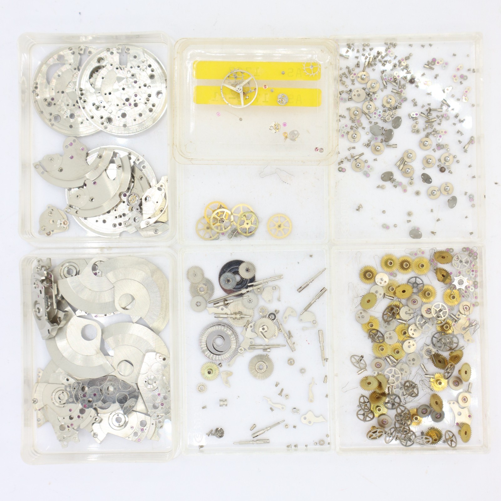 Assorted AS Cal. 1767 1700 1701 Automatic Watch Parts For Restoration Projects